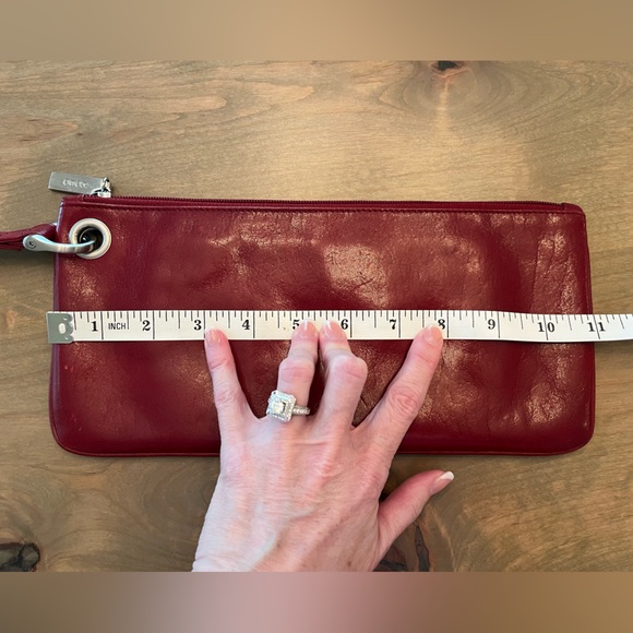 HOBO Brand Red Leather Wristlet - Picture 11 of 16